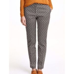 H&M Geometric Print Ankle pants Black & White Size 6